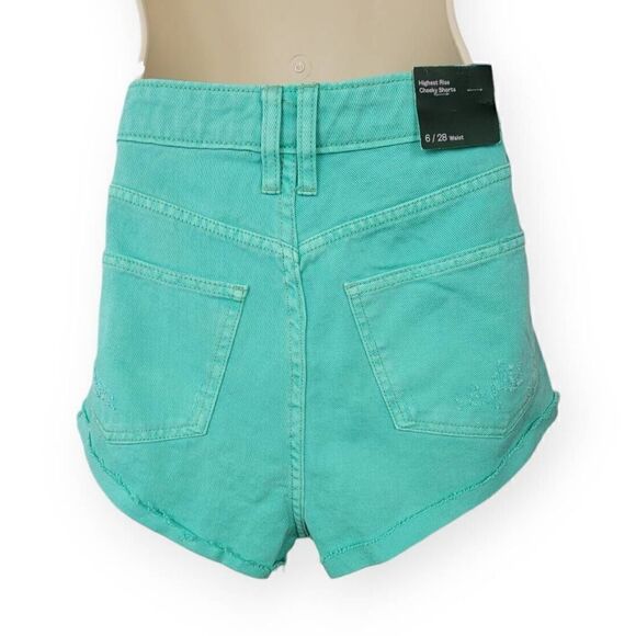 Wild Fable Highest Rise Cheeky Jean Shorts 6/28 - Picture 3 of 3